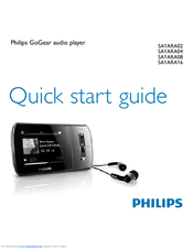 philips gogear 8gb mp3 player manual