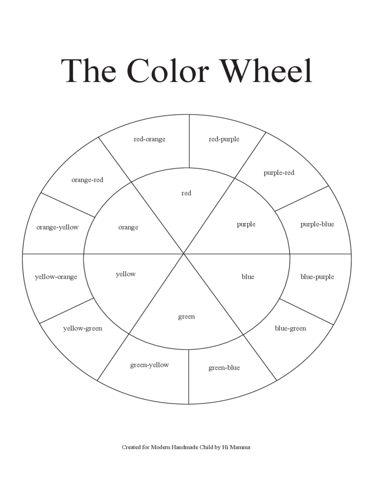 printable color wheel pdf
