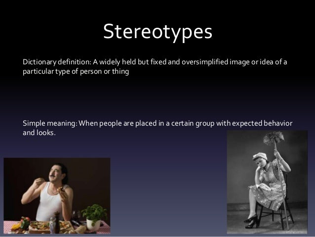 stereotype definition dictionary