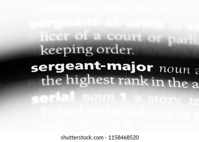 sergeant dictionary