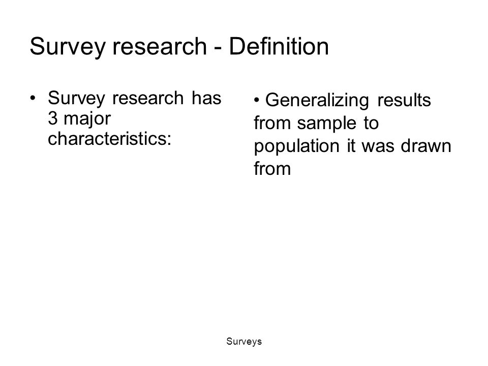 sample survey definition