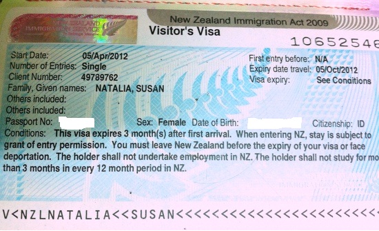 new zealand visa application singapore