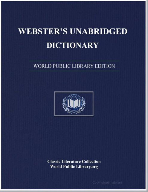 unabridged dictionary