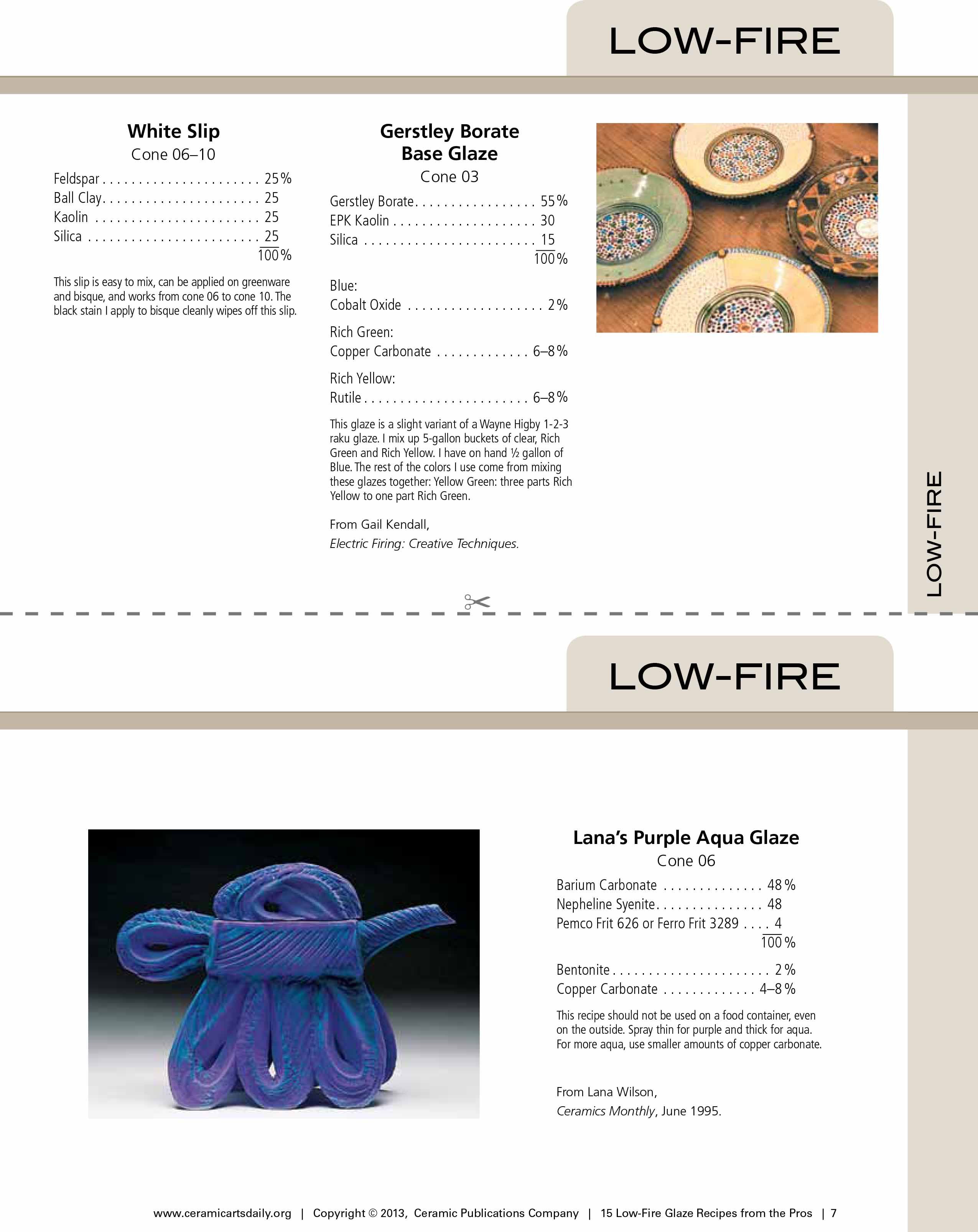natural glaze recipes cone 6 pdf