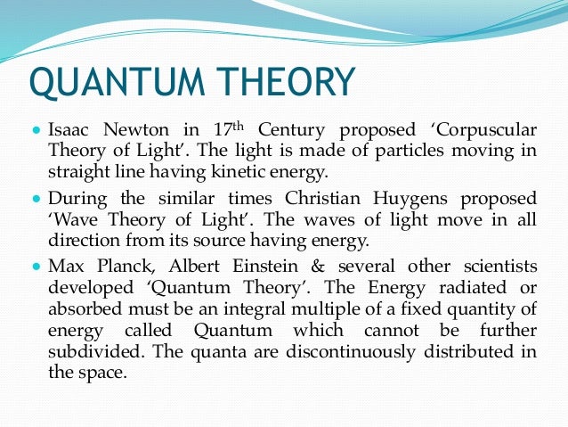 quantum theory pdf