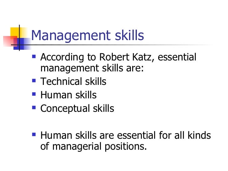 robert katz management skills pdf